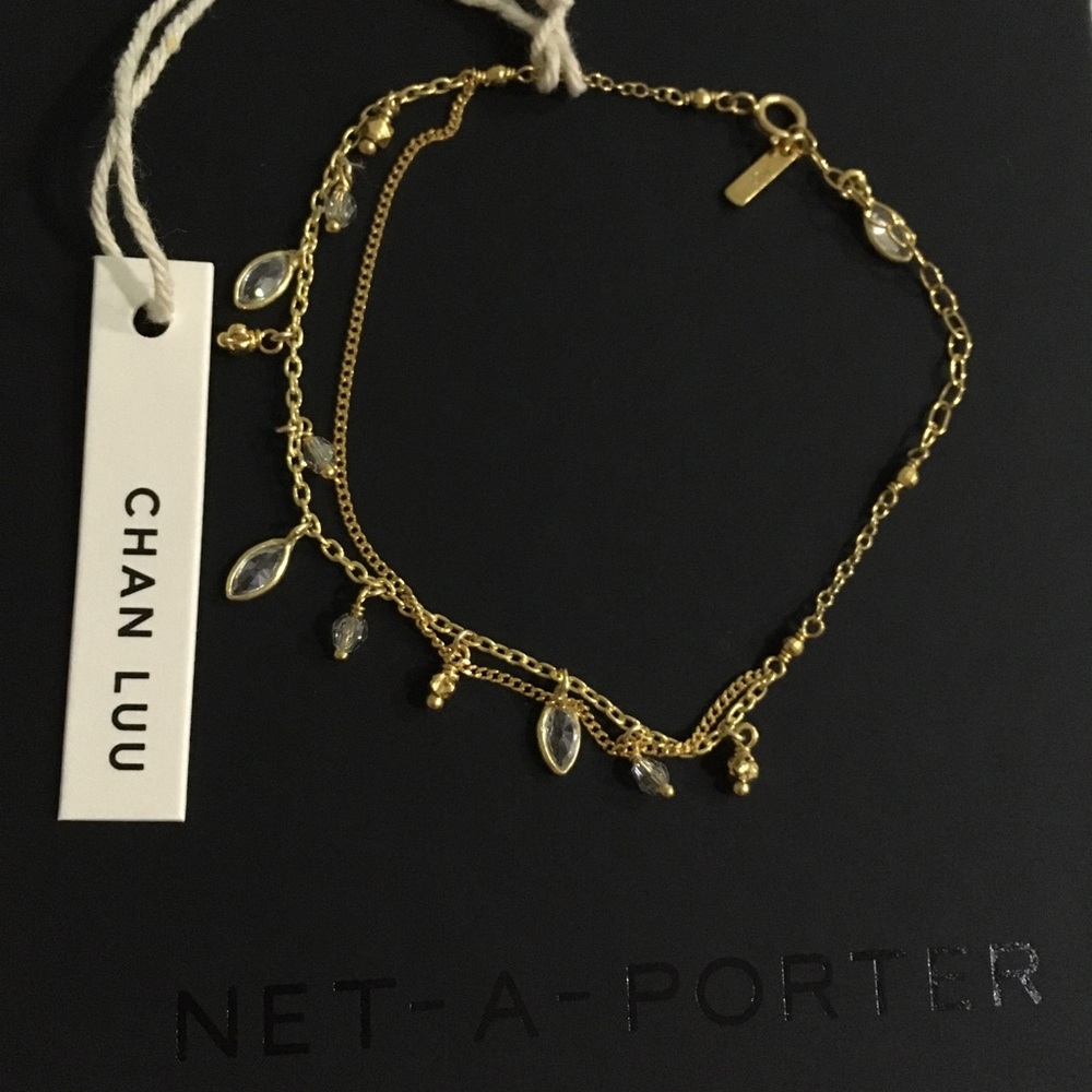 Gold Plated Swarovski Crystal Chan Luu bracelet